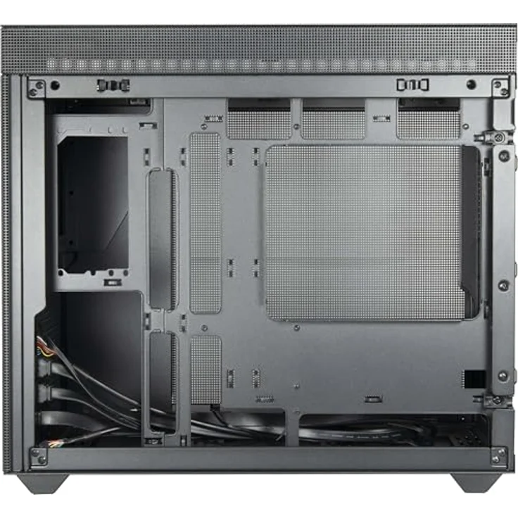 Intertech IM-2 Expander (Mini ITX, mATX), PC Gehäuse, Schwarz – Bild 6