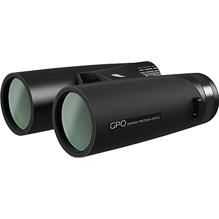 GPO German Precision Optics Fernglas B340 8x42mm Anthrazit, Schwarz - Leichtes Magnesiumgehäuse, hohe Lichtdurchlässigkeit, ED-Linsen