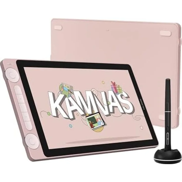 Huion Kamvas 13 (Gen 3) 2024 Grafik-Tablet-Display, 13,3 Zoll, Volllaminiert, 16384 Stiftdruck, Pentech 4.0, Dual, Anti-Blend-Glas