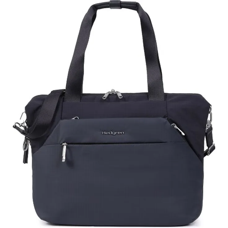 Hedgren Furo Aktentasche mit RFID Schutz, 46 cm Laptopfach, blau, 100% Polyester