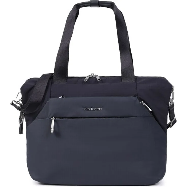 Hedgren Furo Aktentasche mit RFID Schutz, 46 cm Laptopfach, blau, 100% Polyester
