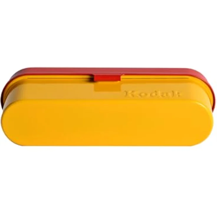 Kodak Film Case, Filmkoffer für 5 Rollen à 35 mm Folien, robuster Retro-Stahlkoffer in Rot, schützt vor Staub und Feuchtigkeit – Bild 4