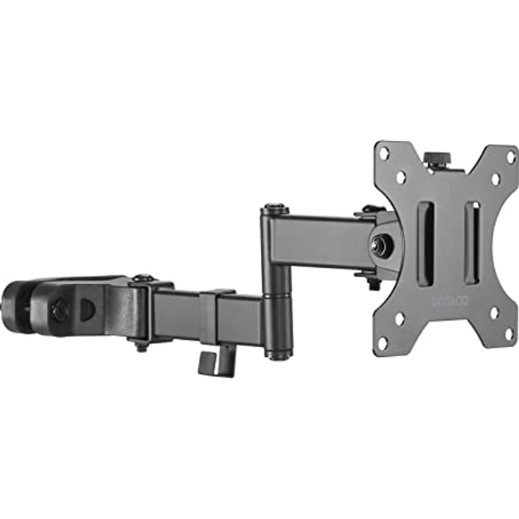 Deltaco ARM-0305 Monitorarm / Stand für 32" Monitore, TV Wandhalterung, verstellbar, Schwarz – Bild 2