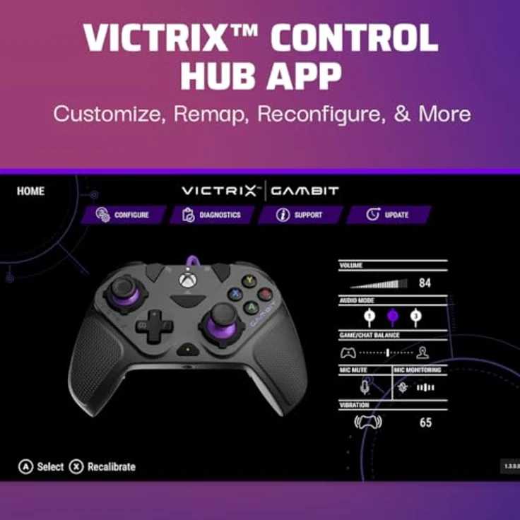 PDP LLC Victrix Gambit Prime Wired Controller für Xbox Series X, 8-mal schnellere Eingabereaktion, anpassbar, schwarz – Bild 7