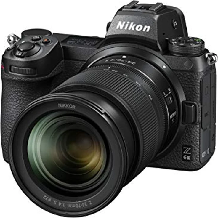 Nikon Z 6II Spiegellose Vollformat-Kamera mit Nikon 24-70mm 1:4 S und FTZ-Adapter, 24,5 MP, 14 Bilder pro Sek., Hybrid-AF, 2 EXPEED-Prozessoren, doppeltes Speicherkartenfach, 4K UHD Video – Bild 3