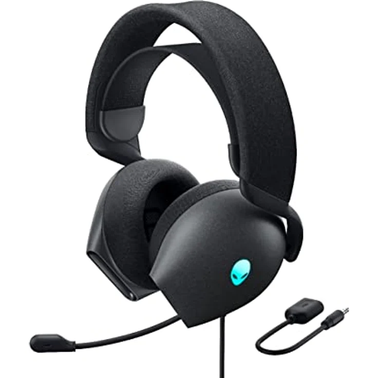 Alienware kabelgebundenes Gaming Headset - AW520H | Windows | Kopfhörer (USB) | Hi-Res Audio | Headset Mikrofon | 20-40000 Hz | Gewicht 337 g – Bild 2