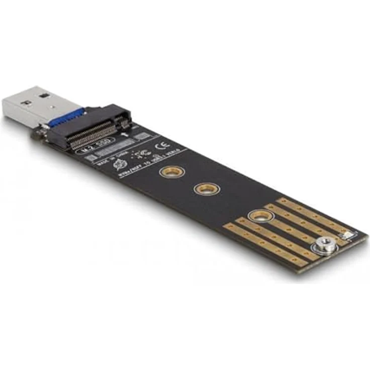 Delock Combo Konverter für M.2 NVMe PCIe oder SATA SSD mit USB 3.2 Gen 2 – Bild 1