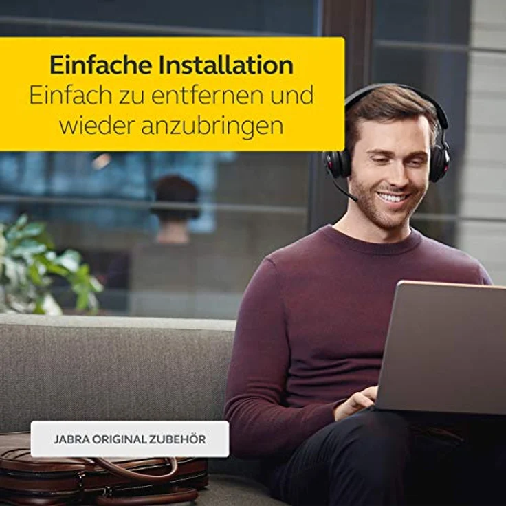 Jabra Ersatz-Ohrpolster (VPE 6) für Evolve2 40-65 schwarz – Bild 4