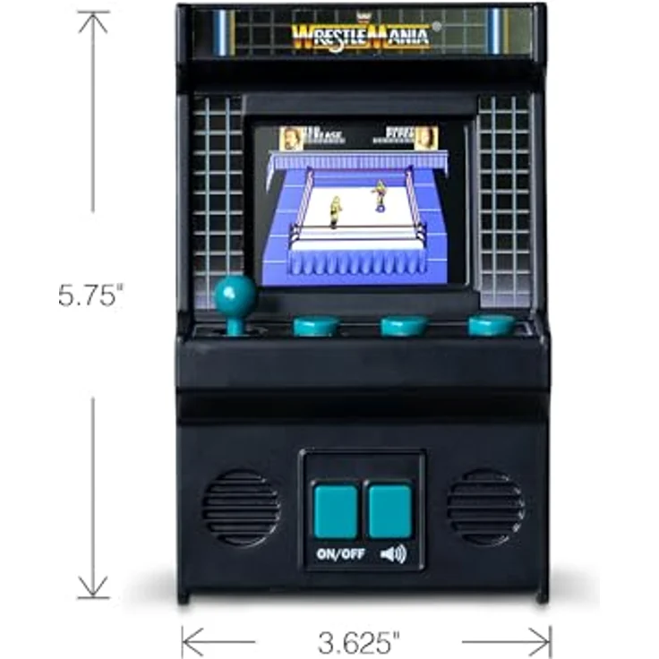 Basic Fun WWE - Classic Mini Arcade, Retro-Wrestling-Spiel mit 10 WWE Legends, Joystick-Steuerung und Vollfarb-Bildschirm – Bild 7