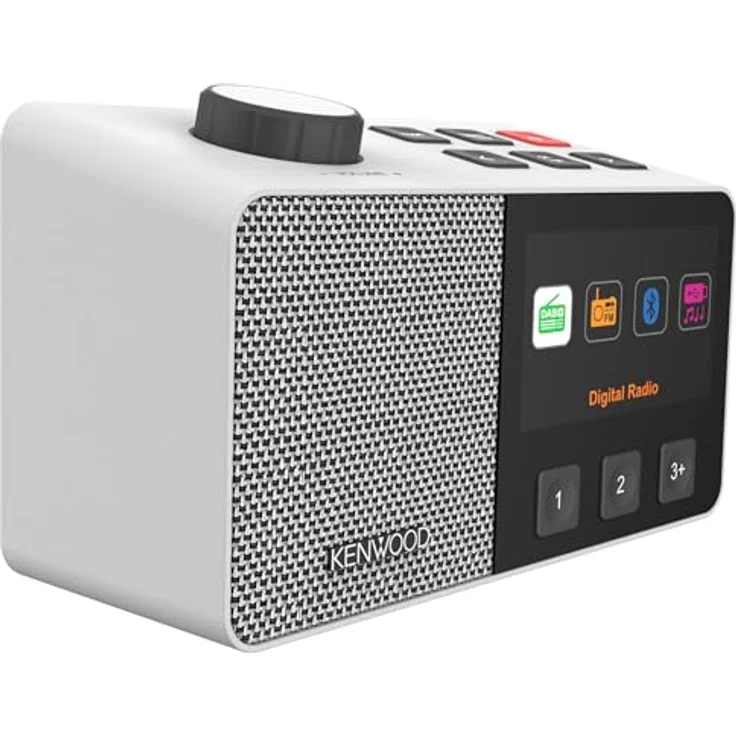 Kenwood CR-M70DAB-W, Tragbares Digitalradio mit DAB+, FM, Bluetooth und USB-C, Weiss – Bild 5