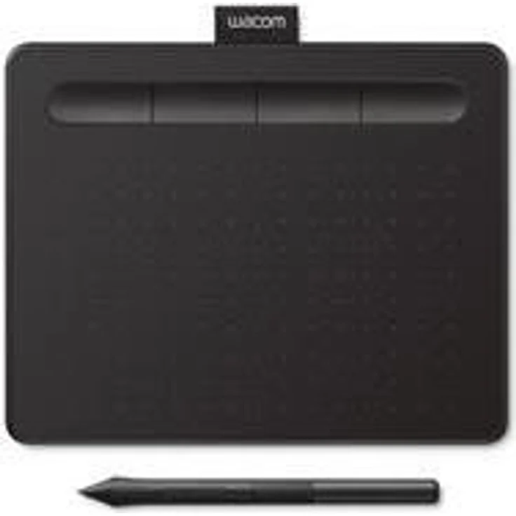 Wacom Intuos S Bluetooth Black Manga - Leichtes Grafiktablett mit präzisem Stift und Kreativapplikationen – Bild 1