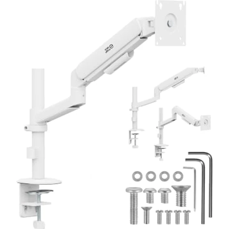 Ergo Office Monitor-Halterung ER-691, Gasfeder für 17–32 Zoll Monitore, VESA 100×100, max. Tragkraft 10 kg, stufenlose Höhenverstellung bis 577 mm – Bild 1
