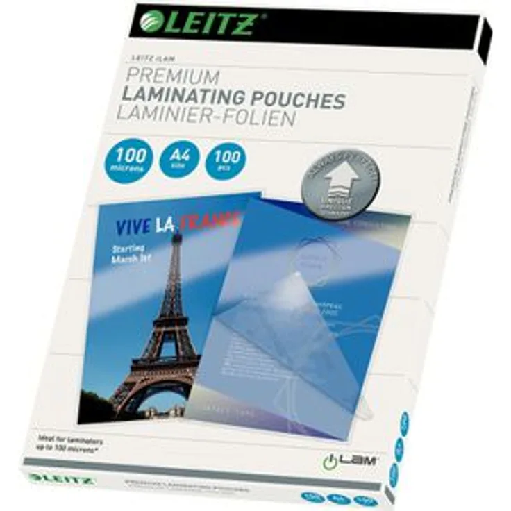 Leitz Laminierfolien 7480 iLAM UDT, DIN A4, 100 mic, glänzend, 100 Stück
