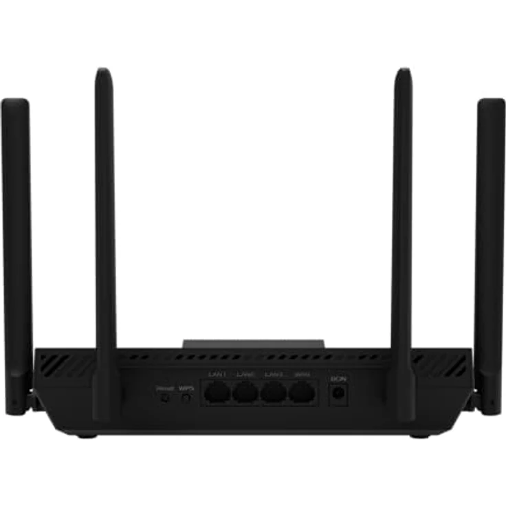 ASUS RT-BE50, erweiterbarer Smart AIMesh Dual-Band Router B3600 (802.11be) mit 2,5 WAN, 3x 1G Ports, bis zu 3 SSID für IoT, VPN-kompatibel, Elternsteuerung, Schwarz – Bild 3
