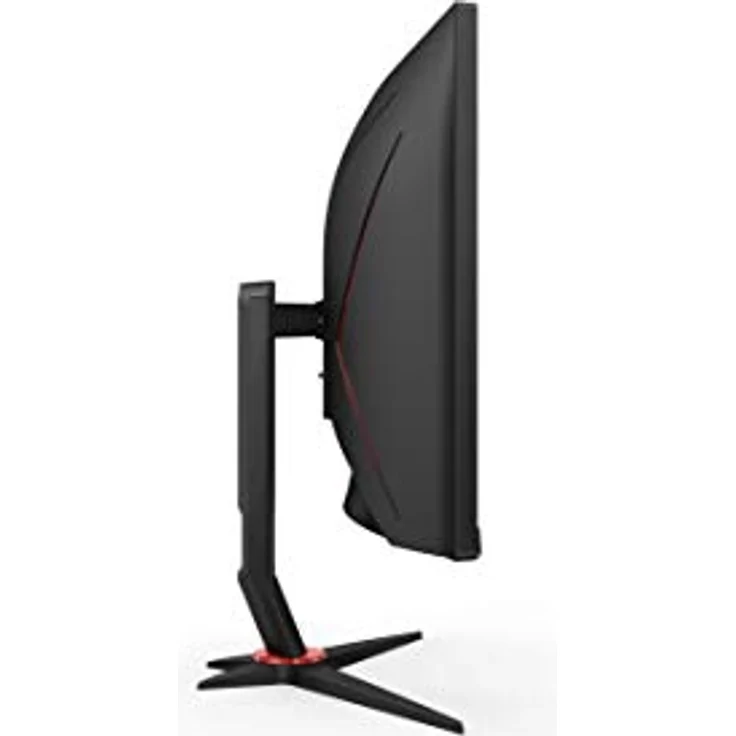 AOC Gaming CU34G2XP - 34 Zoll WQHD Curved Monitor, 180 Hz, FreeSync Prem., HDR400 (3440x1440, 1ms GtG, HDMI, DisplayPort, USB Hub) schwarz-rot – Bild 4