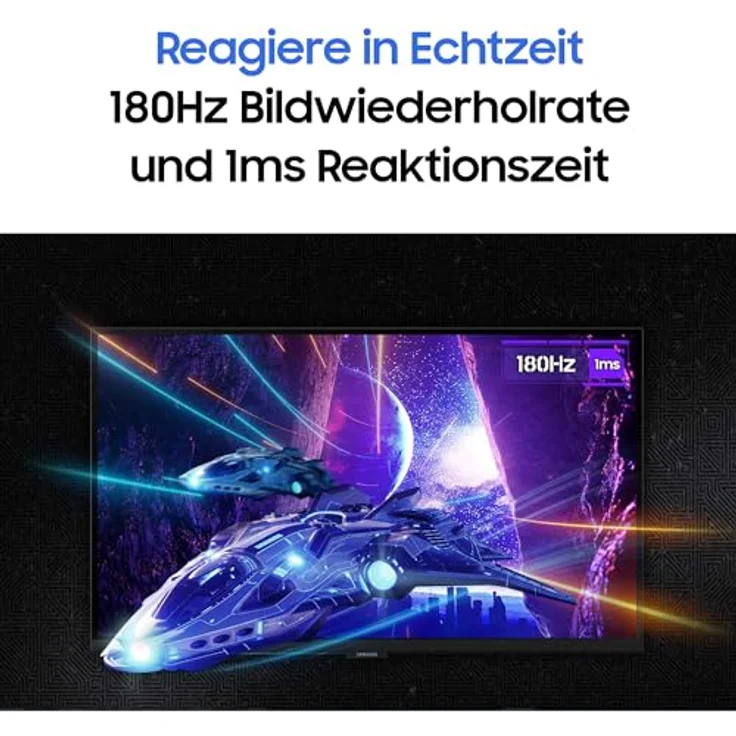 Samsung PC-Gamer-Bildschirm SAMSUNG ODYSSEY G5 S32CG510EU 32 WQHD VA-Panel 1 ms 165 Hz HDMI/DP FreeSync Premium, schwarz – Bild 5
