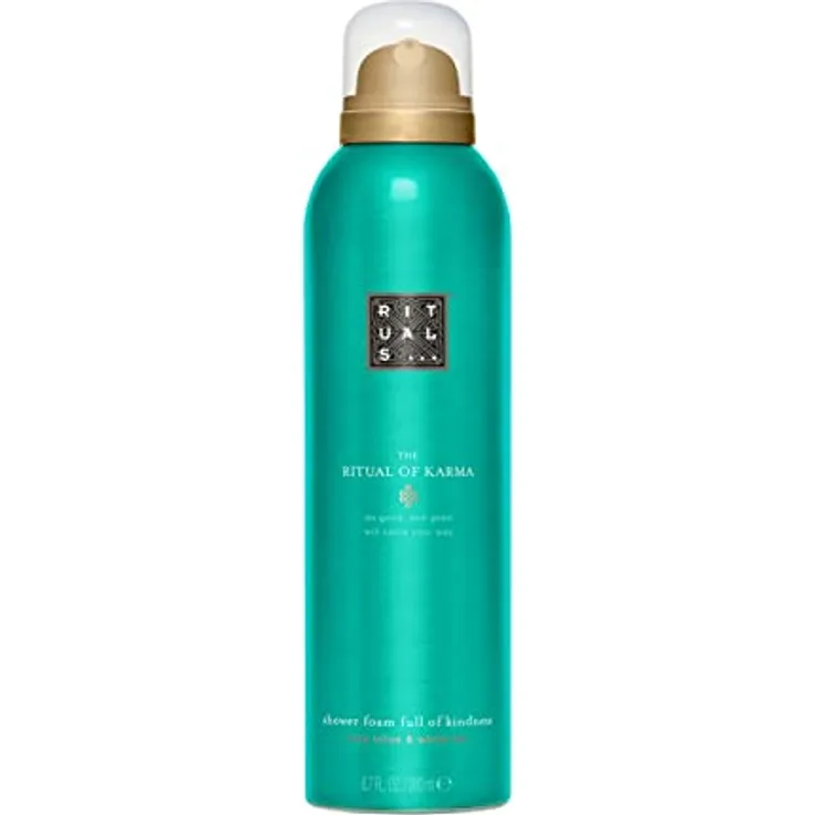 RITUALS Duschschaum von The Ritual of Karma, 200 ml – Mit Sommerlichem Heiligem Lotus und Weißem Tee, feuchtigkeitsspendend und kühlend - Preisvergleich