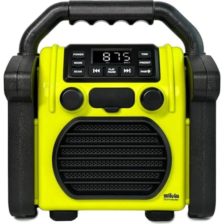Silva Schneider BR 230 BT NG (FM, Bluetooth), Radio, Grün - Vielseitiges Radio mit Bluetooth, USB-Wiedergabe und bis zu 12 Stunden Akkulaufzeit