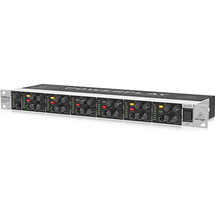 Behringer HA6000, 6-Kanal Kopfhörerverstärker mit 2-Band-EQ und bis zu 12 Kopfhöreranschlüssen, Schwarz – Bild 3