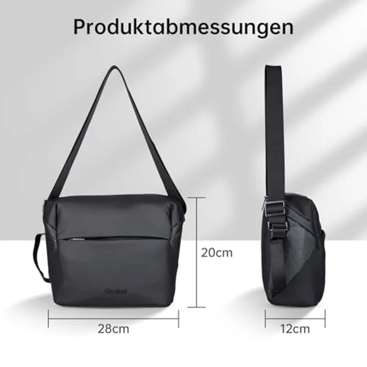 ROLLEI Fotoliner Drohnentasche, gepolsterte Umhängetasche mit flexiblem Hauptfach und Wasserabweisendem Material, Schwarz – Bild 6