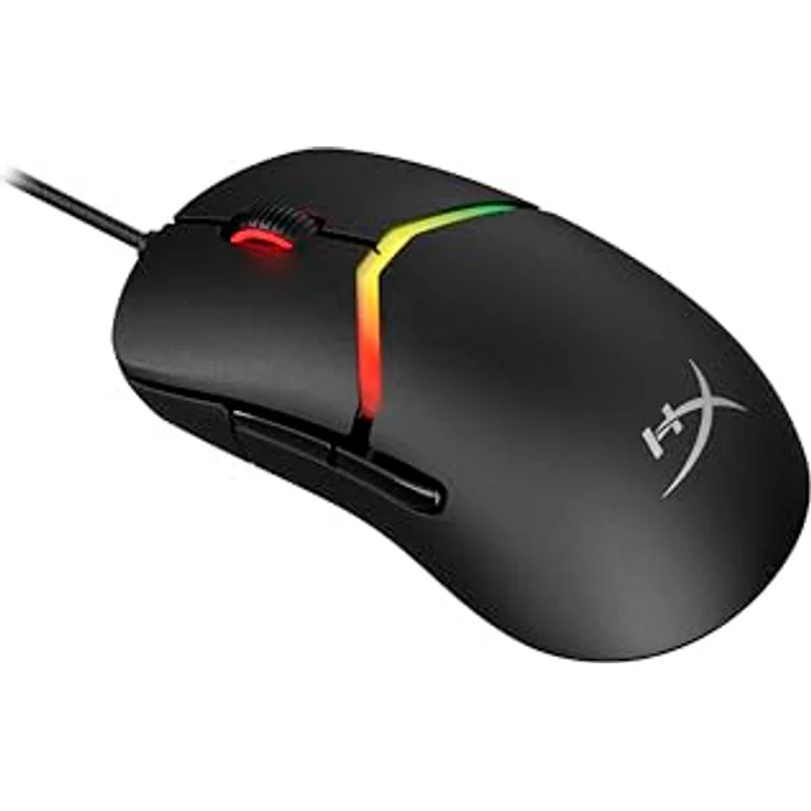HyperX Pulsefire Saga Gaming Maus – Modulare Gaming-Maus, bis zu 26.000 DPI, 8K Polling Rate, Optical Switches, RGB-Beleuchtung, Leichtgewicht 69g, kompatibel mit PC, PS5 & Xbox, Schwarz – Bild 4