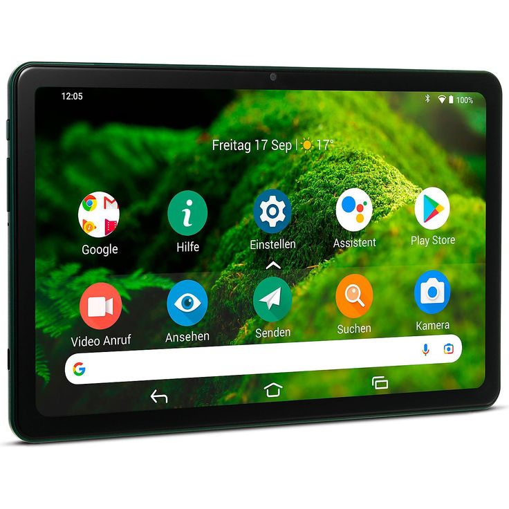Doro Tablet, 10,4-Zoll-Display, Full HD Touchscreen, Seniorentablet mit 4 Lautsprechern, extragroße Symbole, Android 12, extra hell einstellbar, Forest – Bild 3