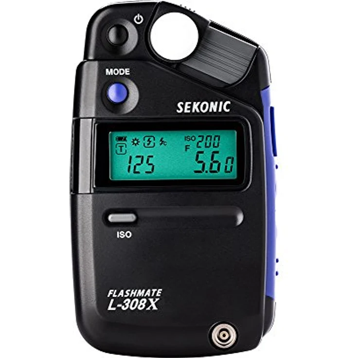 Sekonic FLASHMATE L-308X Belichtungsmessgerät für Fotografen und Filme, Schwarz-Blau - Preisvergleich – Bild 2