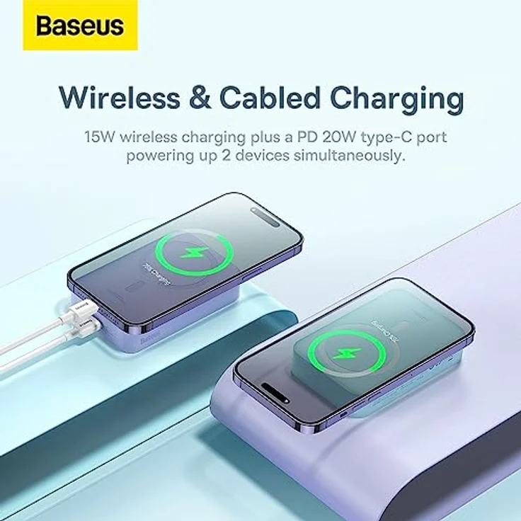 Powerbank Baseus Magnetic Mini 20000mAh 20W (Purple) – Bild 2