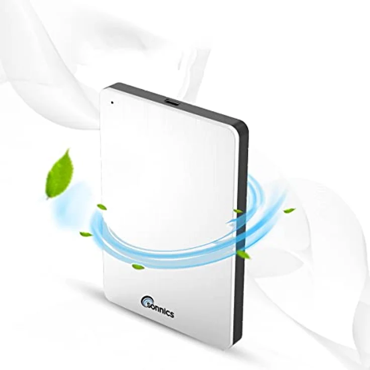 Sonnics 1TB Weiß Externe tragbare Festplatte Typ C USB 3.1 kompatibel mit Windows-PC, Mac, Smart TV, Xbox One/Series X und PS4/PS5 – Bild 2