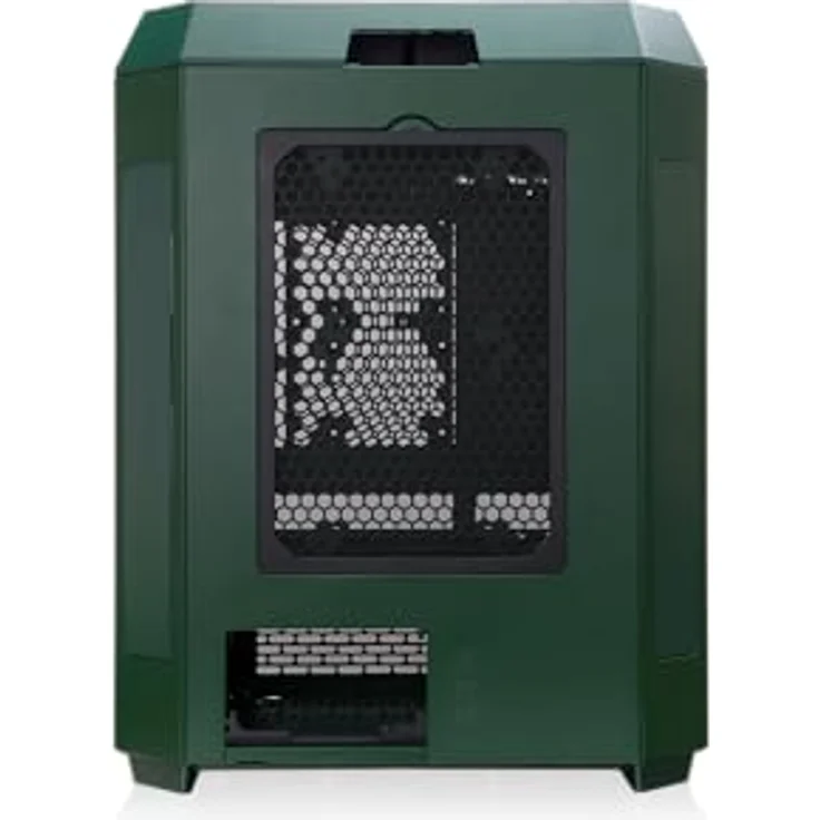 Thermaltake The Tower 600 Mid Tower Chassis | Hidden Connector | Racing Green, PC-Gehäuse mit vertikalem Design und Kühlungsunterstützung bis zu 420 mm AIO-Radiator – Bild 4