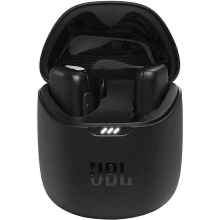 JBL Quantum Stream Wireless Mikrofon – Kabelloses Streaming-Mikrofon mit Lightning-Dongle für Apple Geräte – 24 Stunden aufnehmen – Schwarz – Bild 2