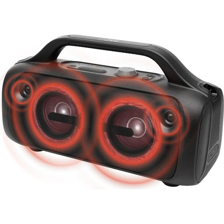 Jvc Bluetooth-Kopfhörer JVC XS-E843 schwarz, 16h Akkulaufzeit, USB-Stromversorgung