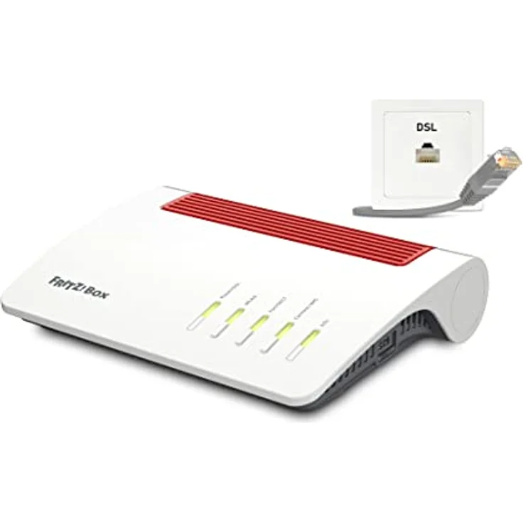 AVM FRITZ!Box 7590 AX Exclusive Edition, Wi-Fi 6 DSL-Router mit 2.400 MBit/s (5GHz) & 1.200 MBit/s (2,4 GHz), inklusive SanDisk USB-Stick, WLAN Mesh, DECT-Basis - deutschsprachige Version – Bild 2