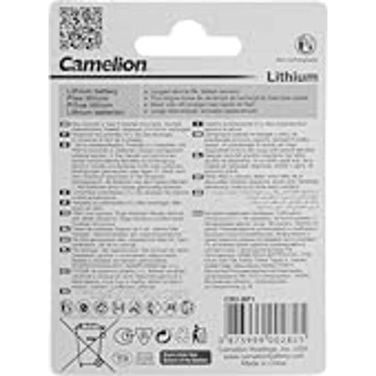 Camelion 19001142 Lithium Foto Batterie CR2 3 Volt- 1 Stück – Bild 6