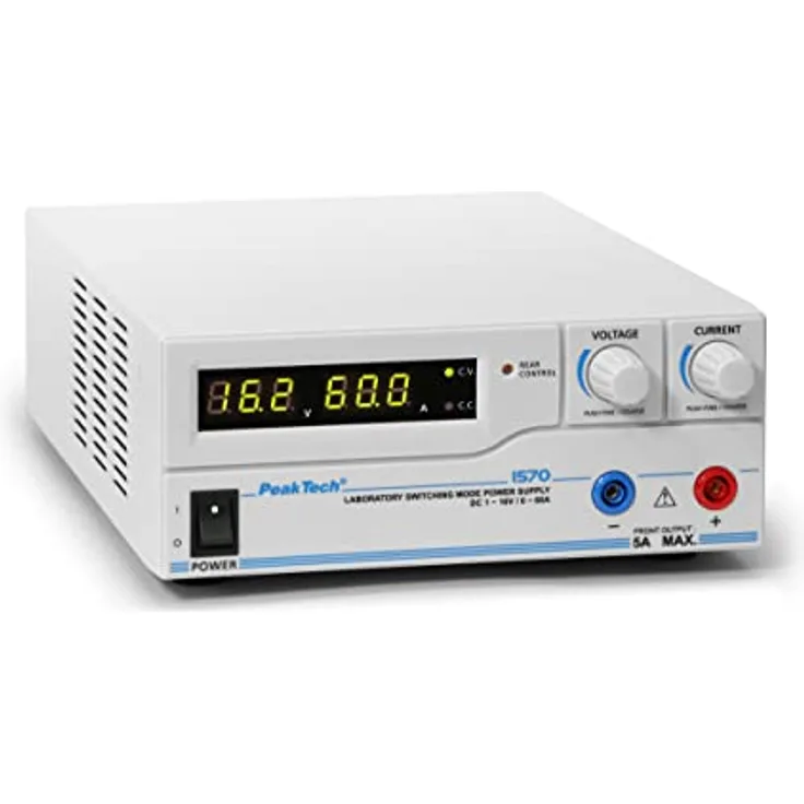 PeakTech Labornetzgerät 1 Kan. ...16 VDC VDC 60 A, Programmierbar (PeakTech 1570)