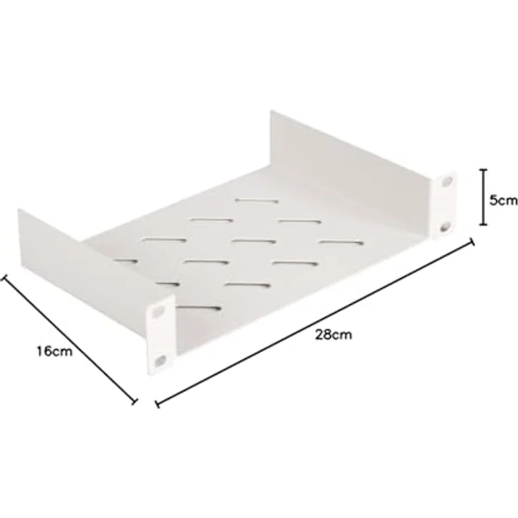 Equip Rack Shelf 150 mm, 1U, hellgrau, für Server-Zubehör – Bild 4