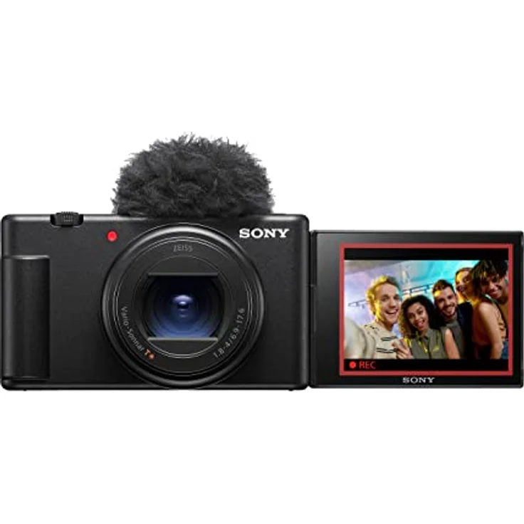 Sony ZV-1II Vlog-Kamera | Digitalkamera (Weitwinkel-Zoomobjektiv, verstellbares Display für Vlogging, 4K Video, multidirektionales Mikrofon) Schwarz – Bild 1