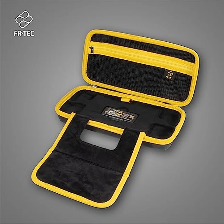 FRTEC Trage- und Aufbewahrungstasche, offiziell von DC lizenziert, Premium-Tasche für Nintendo Switch, OLED und Lite (Batman) – Bild 4