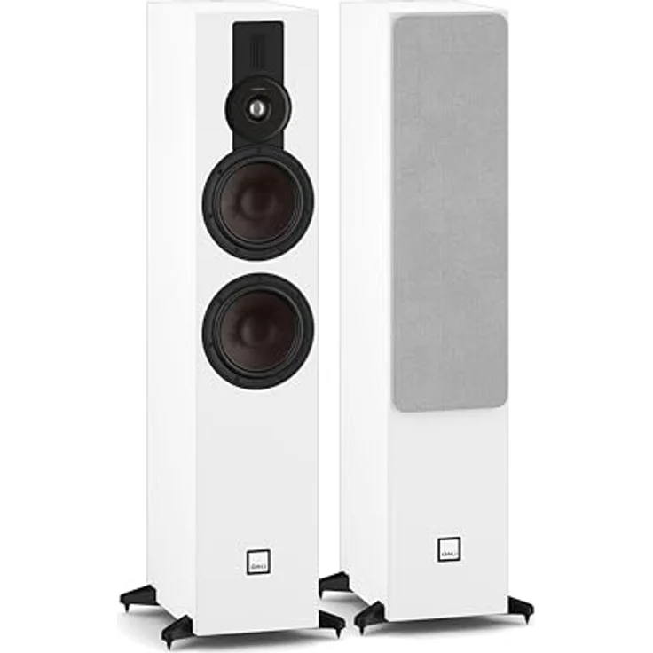 DALI SONIK 7, Premium Standlautsprecher (Paar) mit 2 x 7″ Clarity Cone™ Tiefmitteltönern, Hybrid-Hochtöner & SMC™ Technologie, Weiß – Bild 1