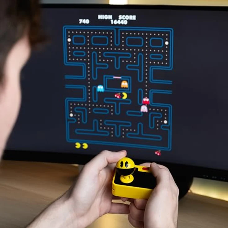Fizz Creations PAC-MAN Plug and Play, HDMI Konsole mit kabellosem Controller und USB-C Anschluss – Bild 4