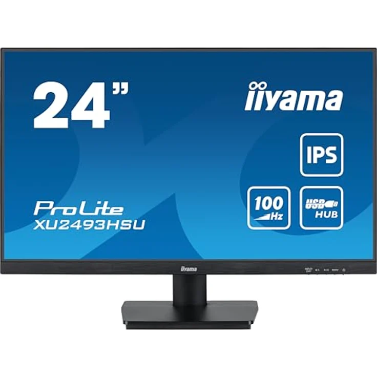 iiyama ProLite XU2493HSU-B7 23,8" IPS LED-Monitor schwarz, Full-HD, 100Hz, HDMI DP USB2.0 Adaptive Sync – Bild 2