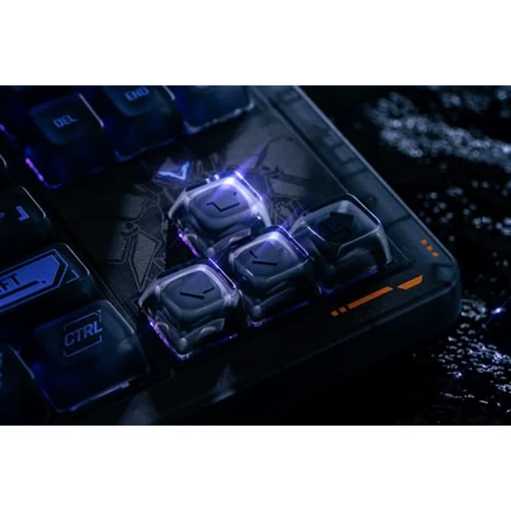 8bitdo Mechanical Keyboard Mecha Break Edition, Kabelgebunden und Kabellos, 87 Tasten, Schwarz, RGB-Hintergrundbeleuchtung, Hot-swappable Kailh Glaze Jellyfish Pro Switches – Bild 8