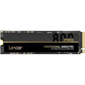 Image for Lexar Professionelles NM800 PRO SSD 512GB PCIe Gen4 NVMe M.2 2280 internes Solid State Drive, bis zu 7450MB/s Lesen, für PS5, Gamer und Creators (LNM800P512G-RNNNG)