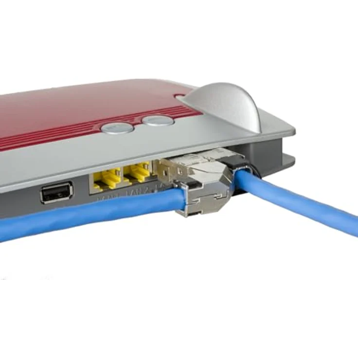 MetzConnect Modularstecker RJ45, feldkonfektionierbar, Cat.8.1 Klasse 1 bis 2000 MHz ISO/IEC, Kabelabgang gerade – Bild 2