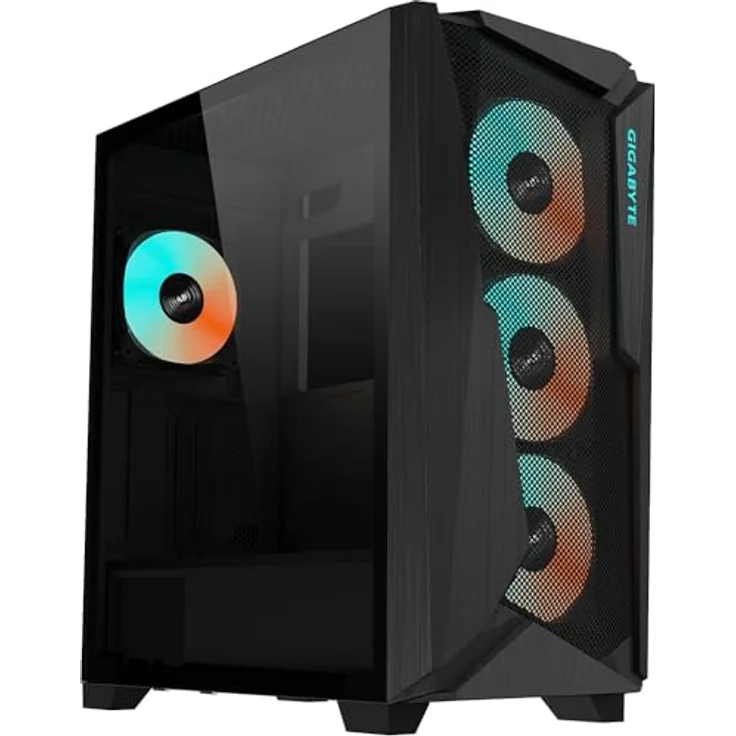 Gigabyte C301G V2 (ATX, Mini ITX, mATX), Schwarz, PC-Gehäuse – Bild 9