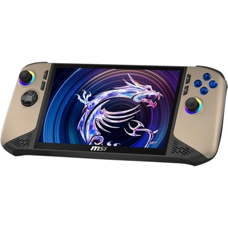 MSI Claw 8 AI+ Gaming Handheld, 8 Zoll FHD+ 120 Hz Display, Intel Core Ultra 7 Prozessor 258V, 32 GB RAM, 1 TB SSD, Intel Arc Grafik, Windows 11 Home, Schwarz/Sandstorm – Bild 4