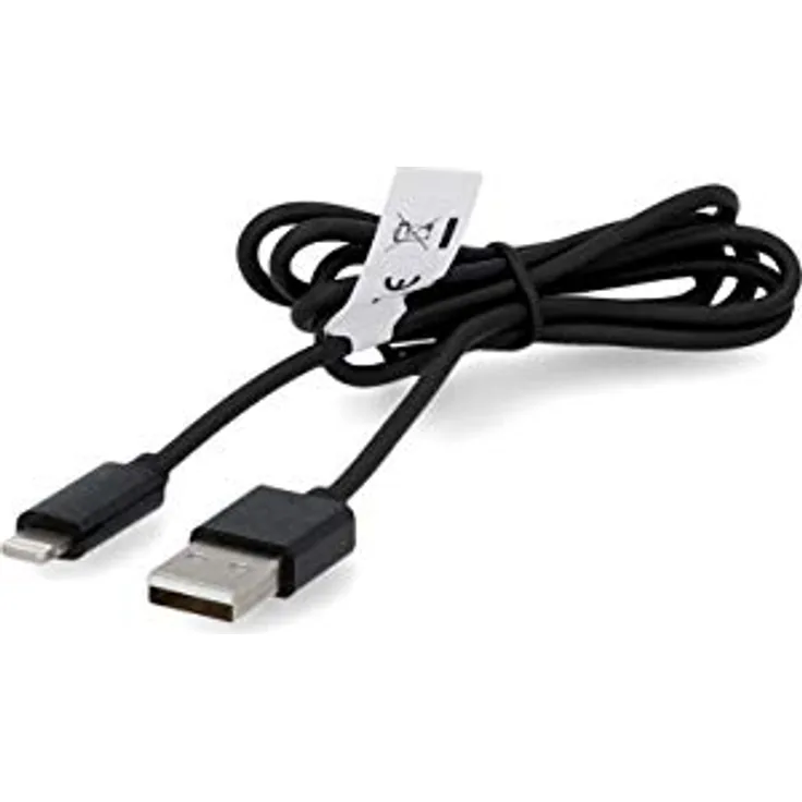 CARTREND 10409 Daten- und Ladekabel Lightning für schnelle Datenübertragung 1 m, schwarz