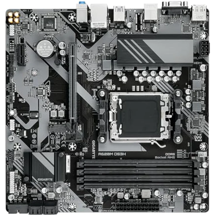 Gigabyte A620M DS3H (rev. 1.0) AMD A620 Buchse AM5 Micro ATX – Bild 5