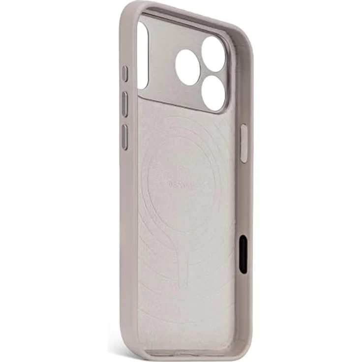 Decoded Lederhülle für iPhone 17 Pro, Premium ECCO Leder, MagSafe Kompatibel, Vollständiger Kameraschutz, Beige – Bild 3