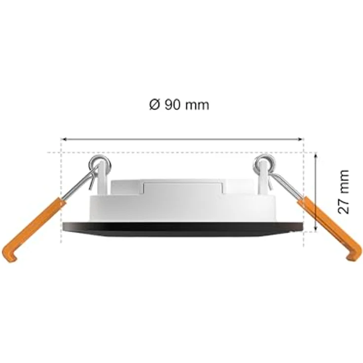 PHILIPS Hue White & Color Ambience Slim Recessed, 90mm 3er Pack, Smarter Deckenspot mit kalt-warmweißem Licht und 16 Millionen Farben – Bild 9